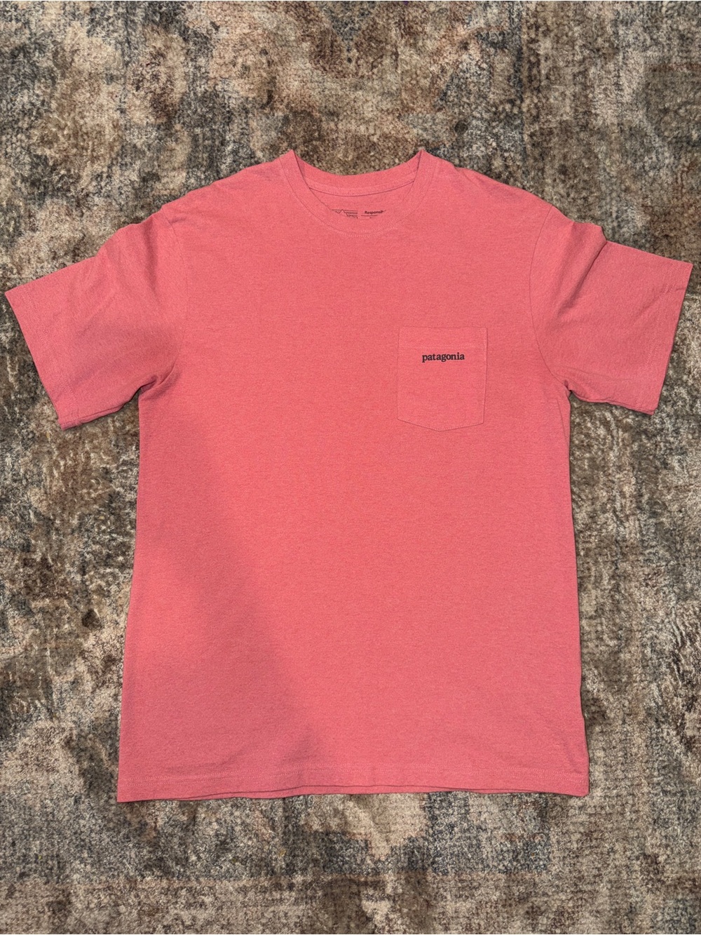 Patagonia Men’s Pocket Tee in Coral